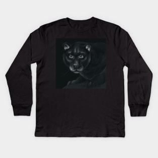 panther Kids Long Sleeve T-Shirt